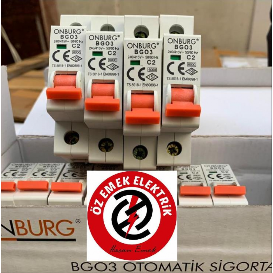 ONBURG 2 AMPER KOMBİ SİGORTASI 1X2A 6KA VE KUTUSU DAHİL ONBURG 2 AMPER KOMBİ SİGORTASI 1X2A 6KA VE KUTUSU DAHİL
