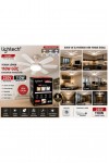 LİGHTECH 110W Pervaneli Fanlı LED Ampul Kumandalı E27 3 Renk 6 Kanat 52cm DİM Edilebilir LİGHTECH 110W Pervaneli Fanlı LED Ampul Kumandalı E27 3 Renk 6 Kanat 52cm DİM Edilebilir