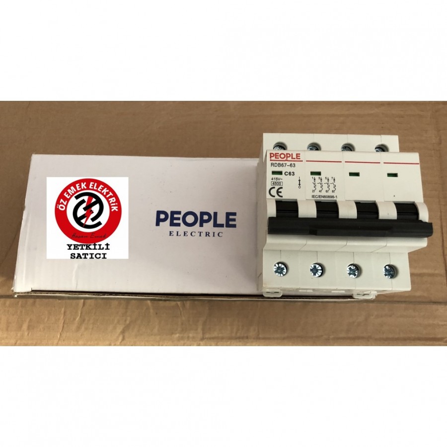 PEOPLE ELK.4,5KA 1.SINIF K OTOMAT SİGORTA 4X32A PEOPLE ELK.4,5KA 1.SINIF K OTOMAT SİGORTA 4X32A